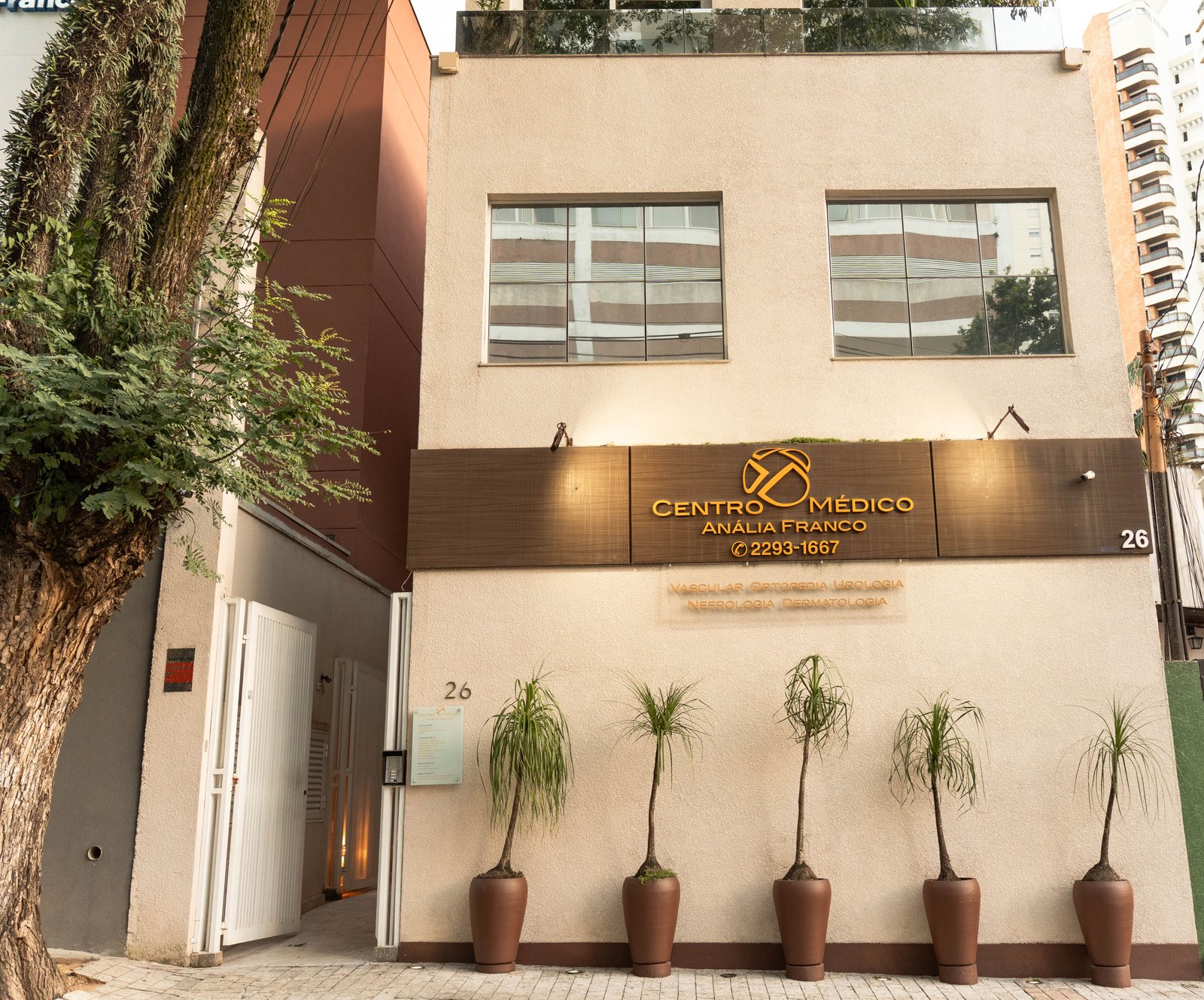 Entrada da Clínica Médica